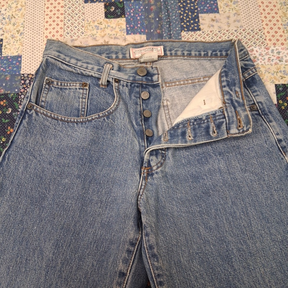 Vintage Guess Georges Marciano Jeans Womens Size 1 Button Fly Tapered Leg 80s 90